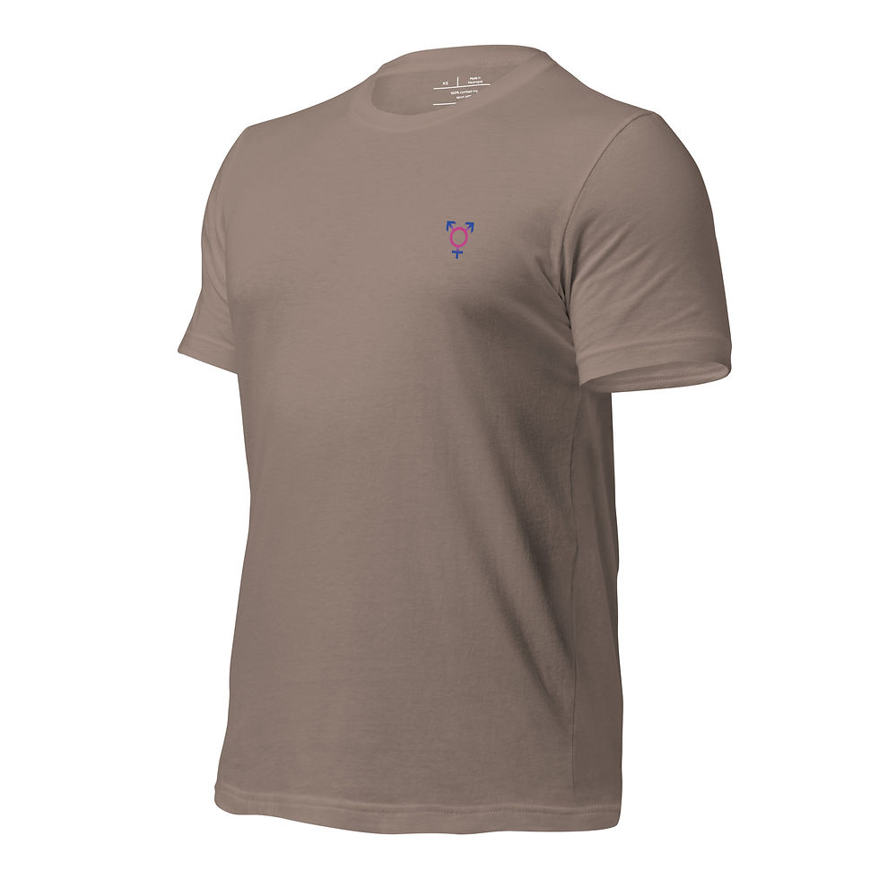 Thumbnail: Bisexual Color Symbol T-Shirt - Neutral Fit