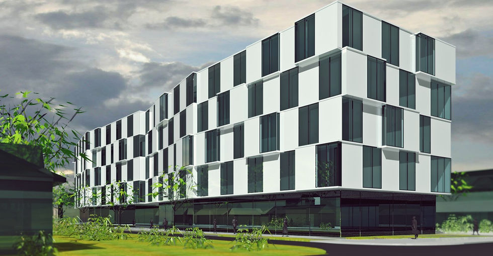 1.Projekt budynku biurowo-usługowego