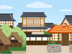 木造住宅の屋根の形状