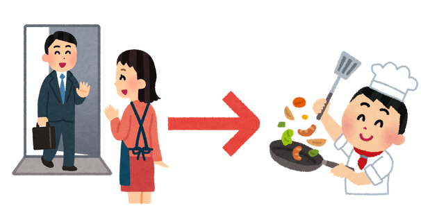 玄関からキッチン