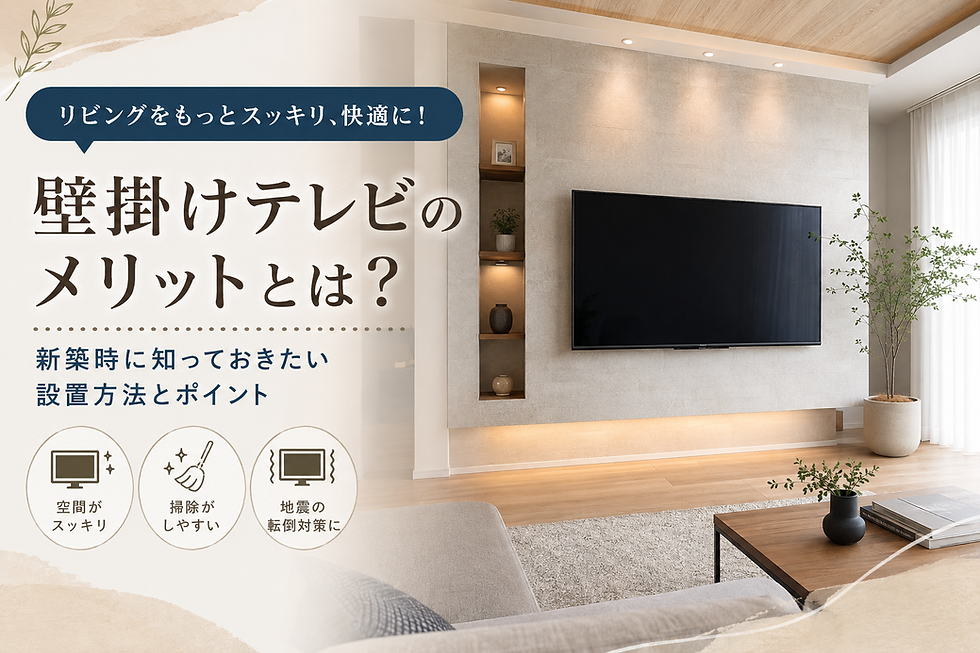 壁掛けテレビのメリットとは?
