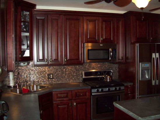 Cherry Kitchen Cabinets 580 Bay St Staten Island Sikitchens