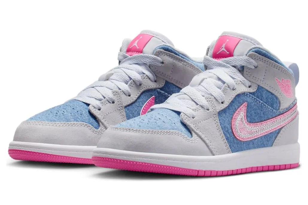 Jordan 1 Mid SE 'Denim Sequin'