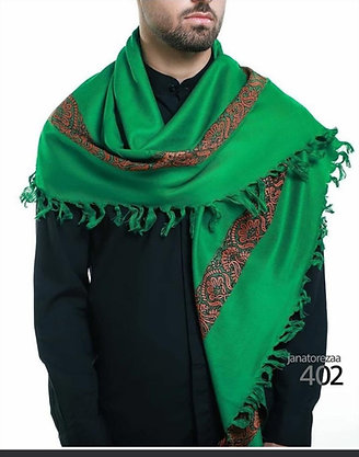 GREEN KASHMIRI SDI MEN'S SHAWL.