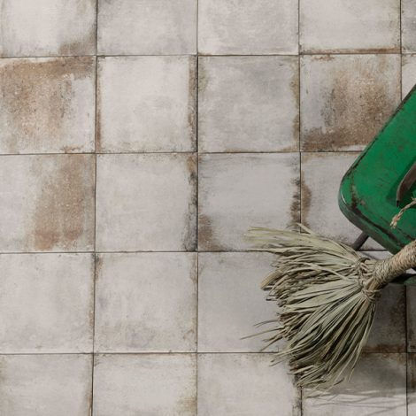 Ca Pietra - Osterley Porcelain Textured Square White