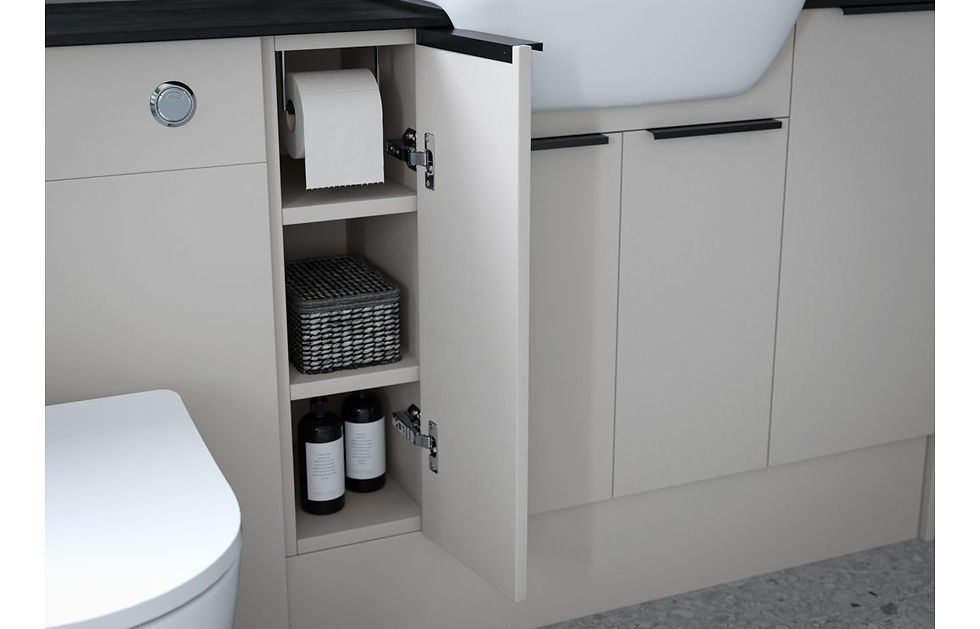 Thumbnail: Clarity 500mm Slim Basin Unit - Matt Dove Grey (Grey Cab)