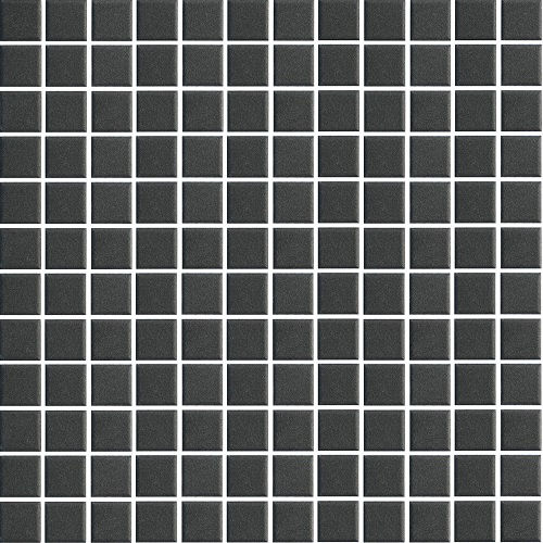 WAXMAN - 2.3x2.3cm Ceramic Pool Unglazed Black - 231016117