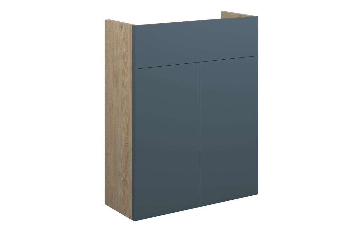Clarity 500mm Slim Basin Unit - Matt Arley Blue (Oak Cab)