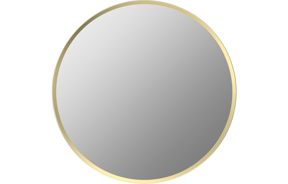 Nova 500mm Round Mirror - Brushed Brass