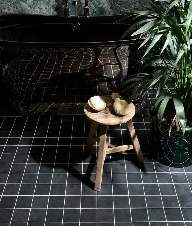 Thumbnail: Ca Pietra - 28x28cm Porcelain Anthracite Field