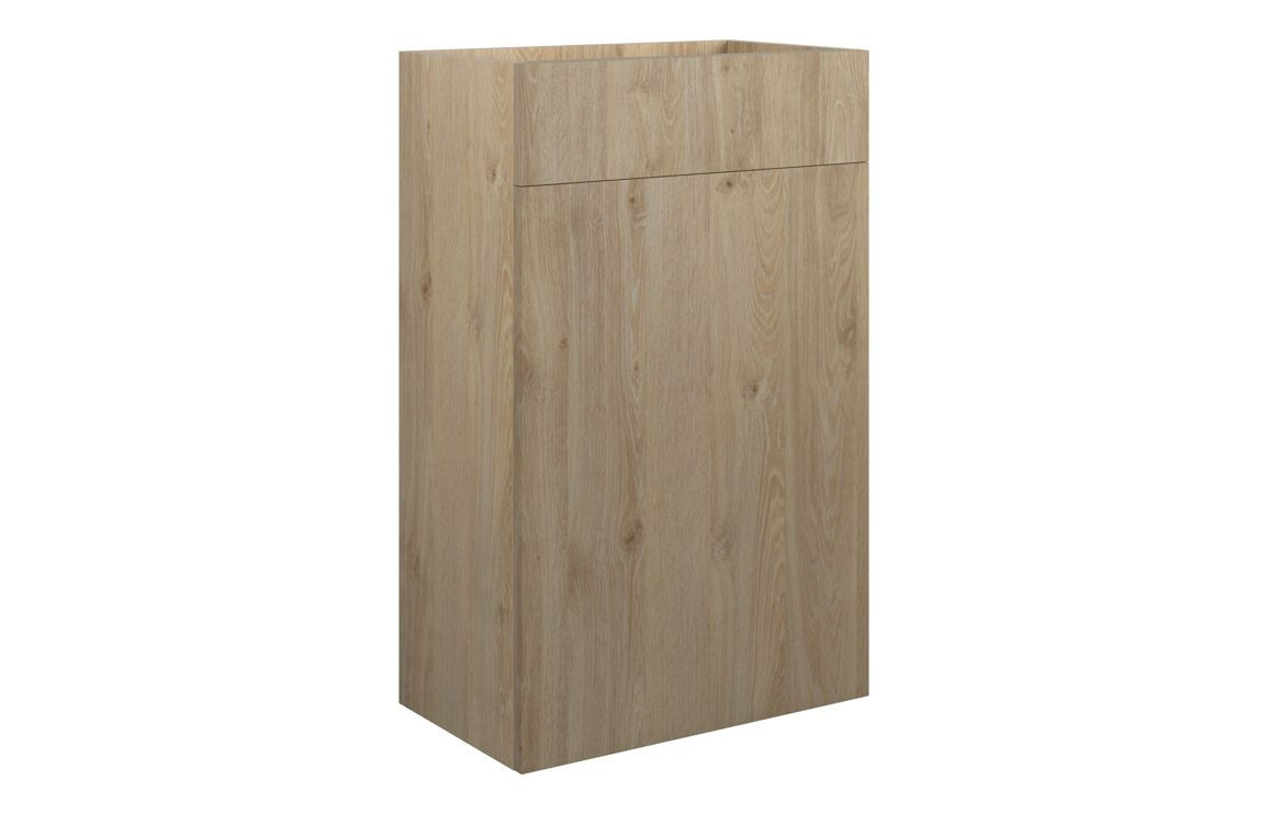Clarity 500mm Standard WC Unit - Havana Oak (Oak Cab)