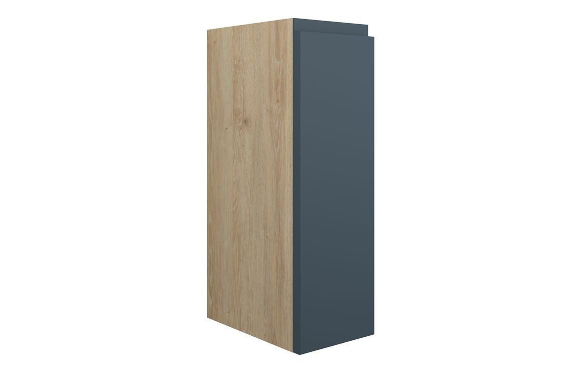 Glint 200mm Standard Toilet Roll Unit - Matt Arley Blue (Oak Cab)