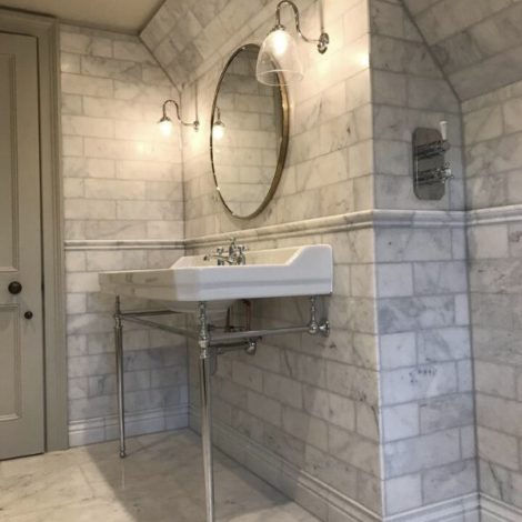 Thumbnail: Ca Pietra - Long Island Marble Dado Honed Finish/Museum