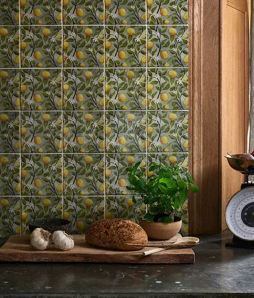 Thumbnail: Ca Pietra - 13x13cm STUDIO Nonna's Kitchen Sorrento Azzuro Ceramic