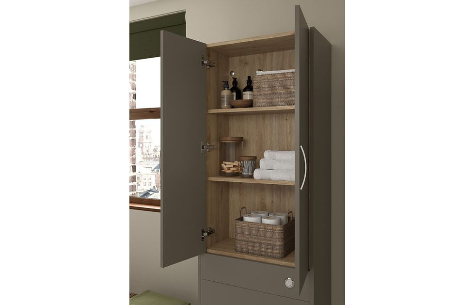 Thumbnail: Clarity 300mm Standard 3 Drawer Unit - Matt Stone (Grey Cab)
