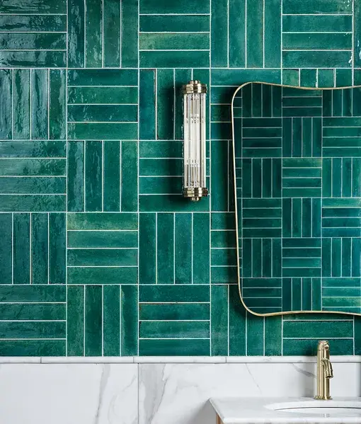 Thumbnail: Ca Pietra - 6x24.5cm Foundry Novo Porcelain Turquoise