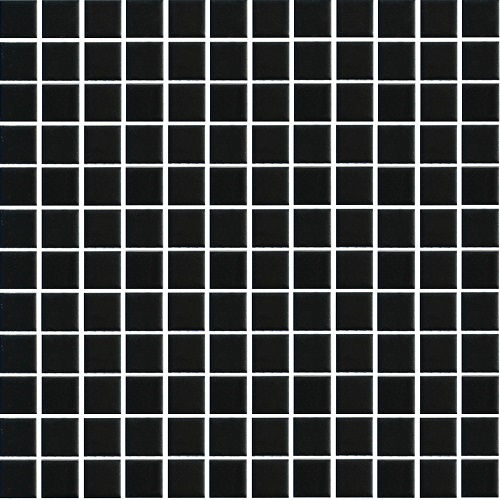 WAXMAN - 2.3x2.3cm Ceramic Pool Matt Black - 231012890