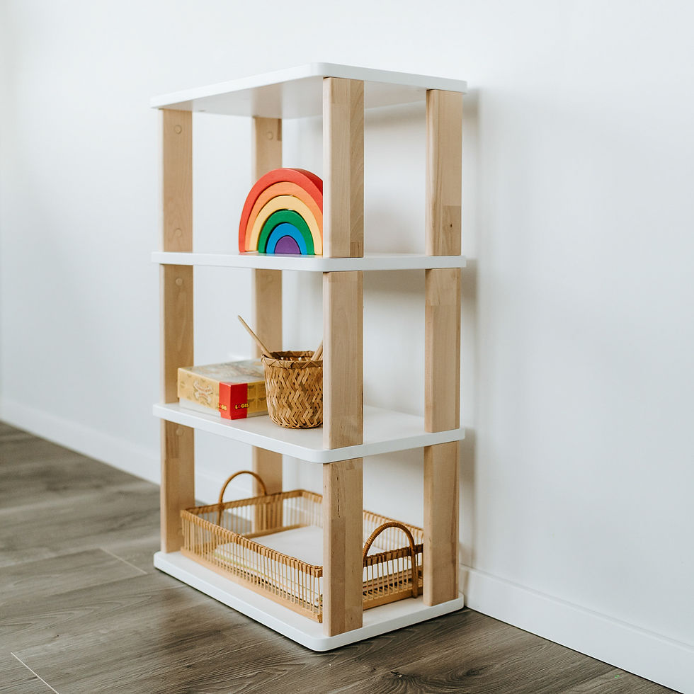 Miniatiūra: Modulinė Montessori lentyna TIESI MINI