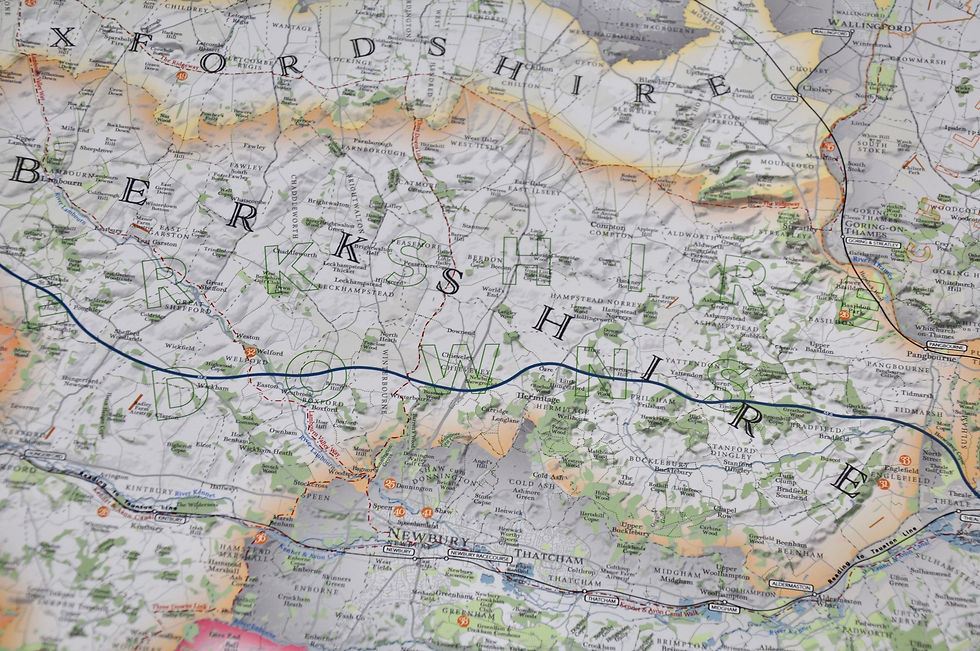 Thumbnail: Decorative map of the North Wessex Downs