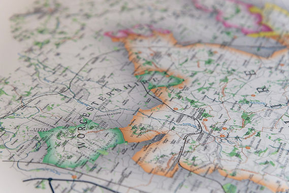 Map of the Cotswolds