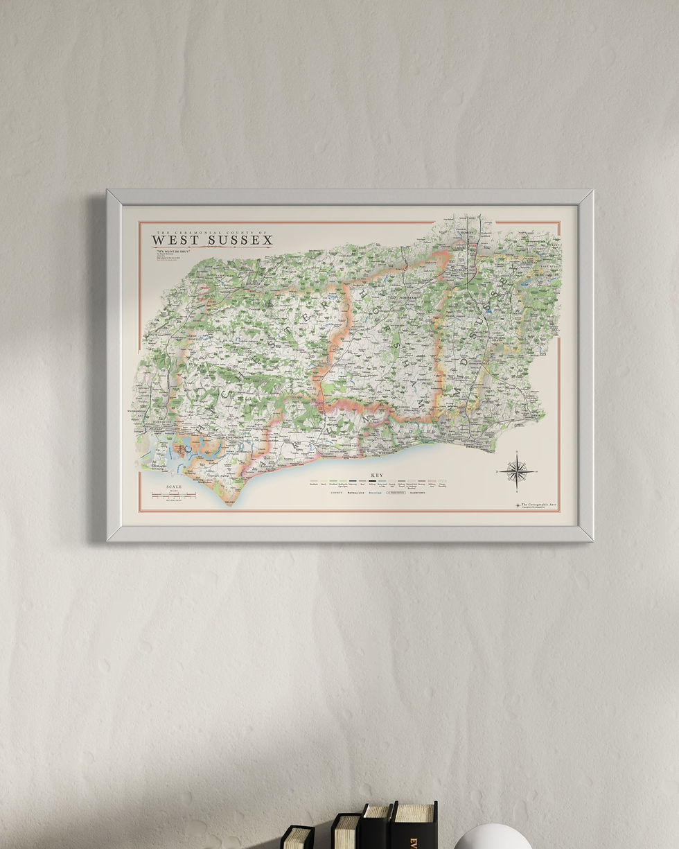 West Sussex Map
