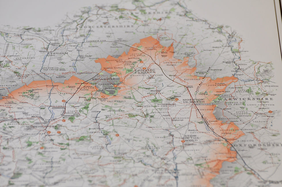 Thumbnail: Map of Gloucestershire