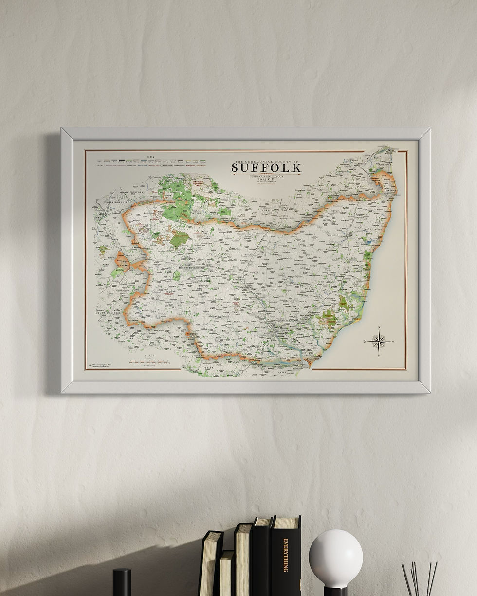Suffolk map
