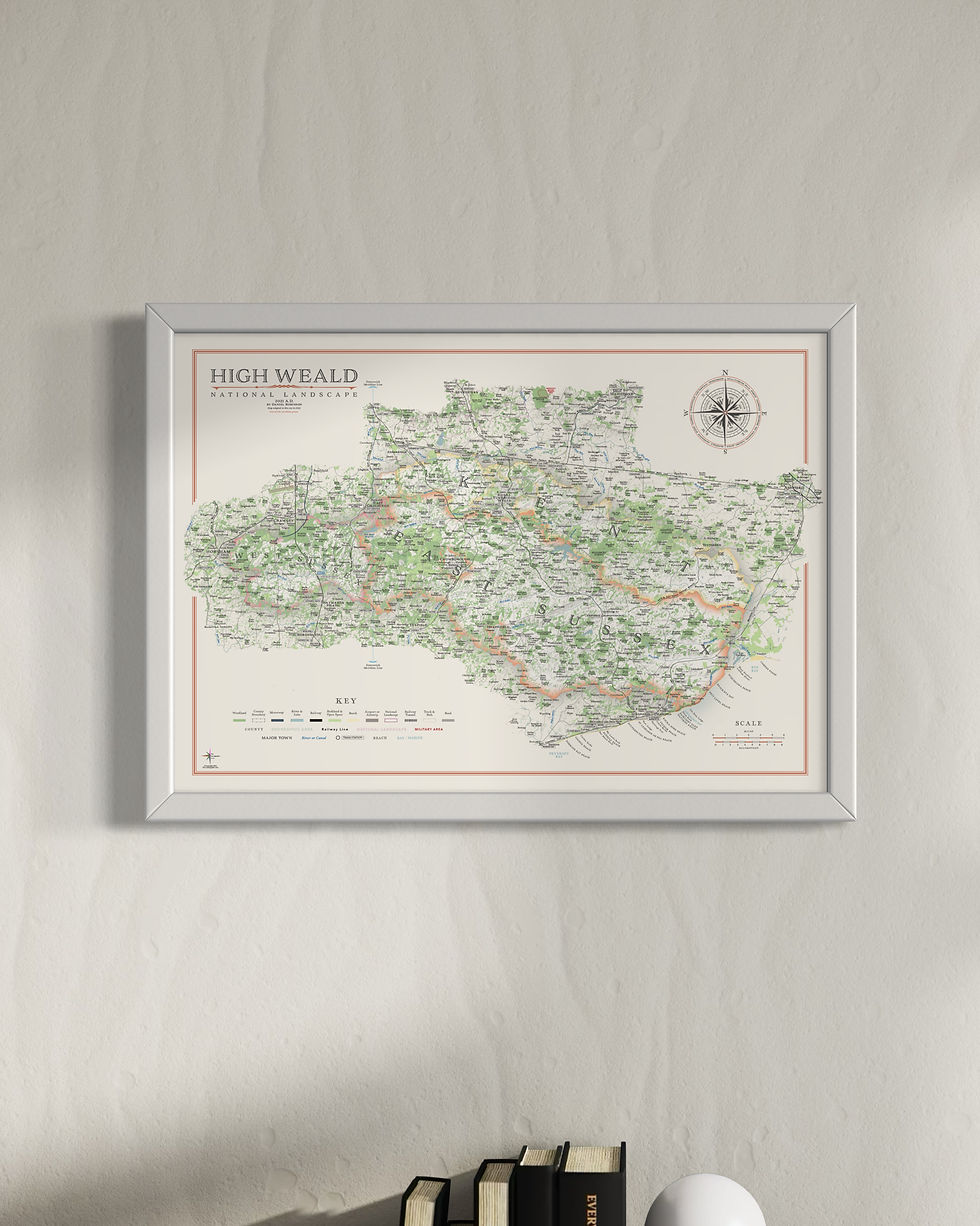 High Weald Map