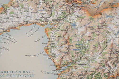 Gwynedd Map TheCartographicArts Gwynedd Wall Map