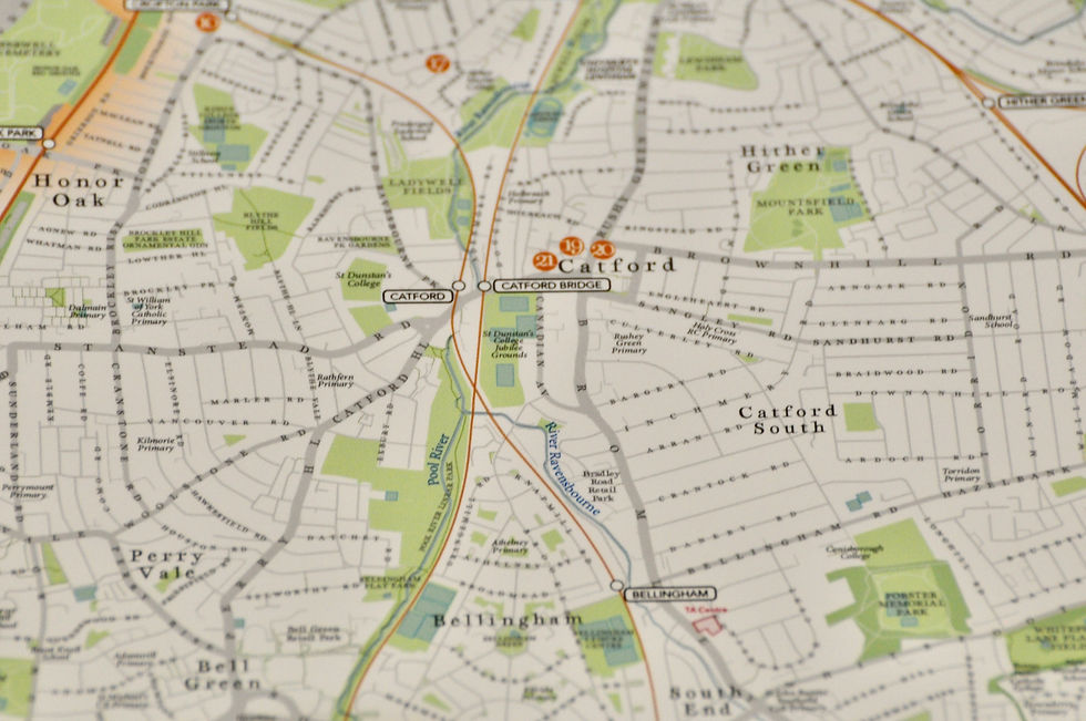 Thumbnail: Lewisham borough map