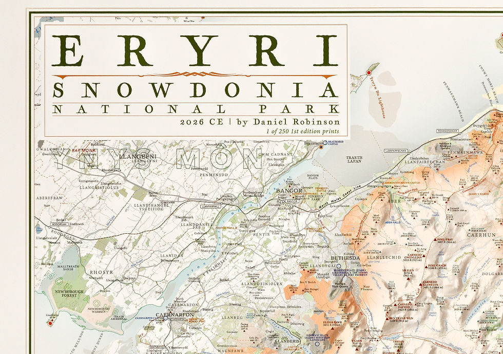 Thumbnail: Large Snowdonia National Park map