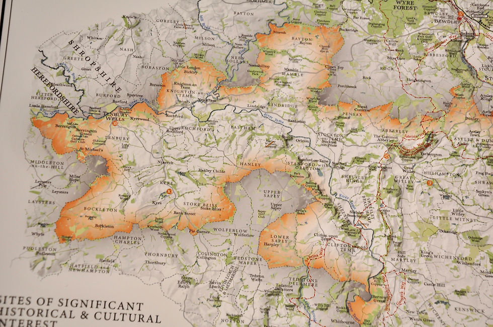 Thumbnail: Malvern Hills District Map