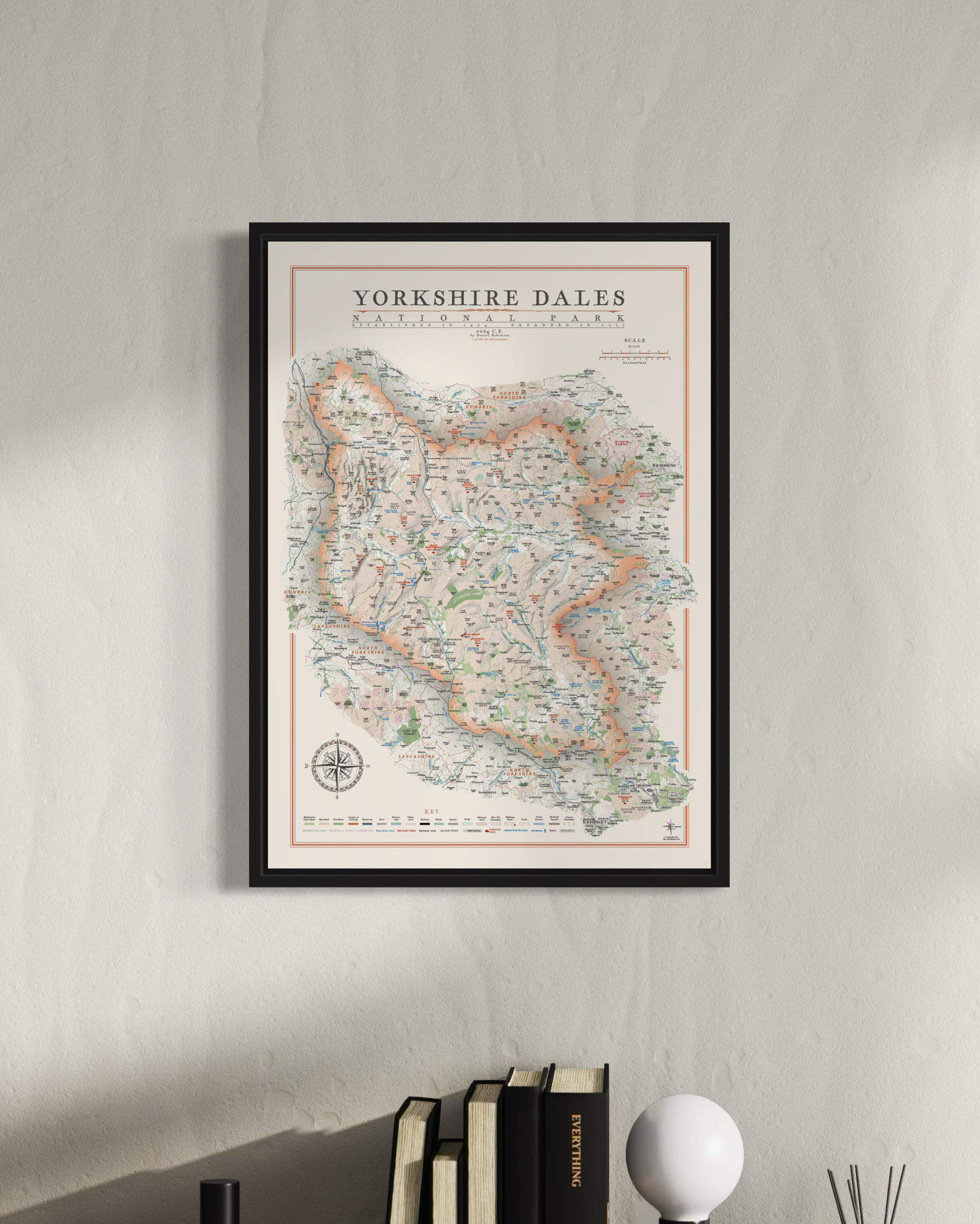 Yorkshire Dales map