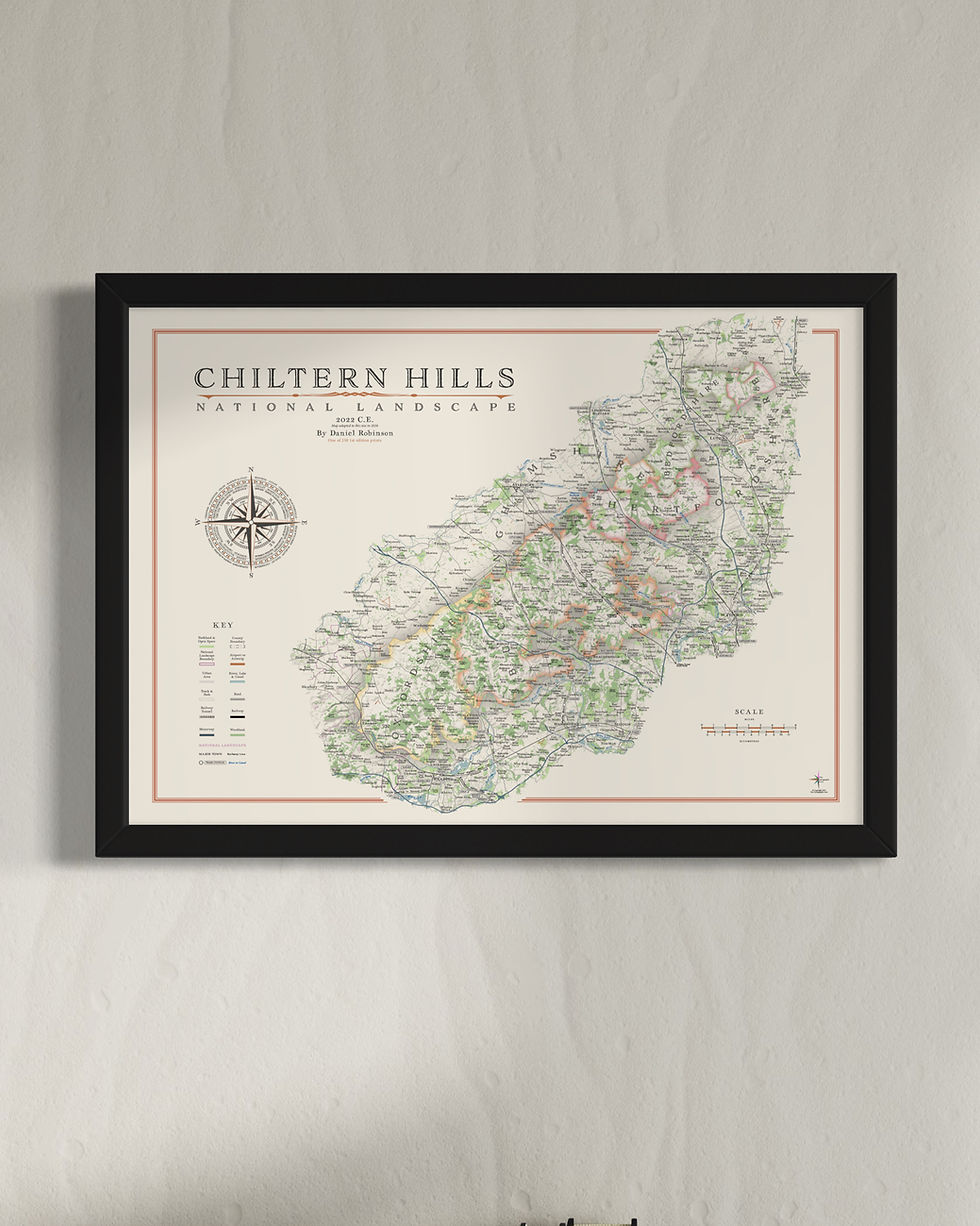 Chiltern Hills map