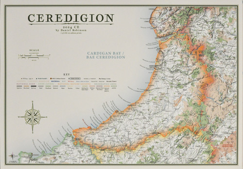 Map of Ceredigion | TheCartographicArts