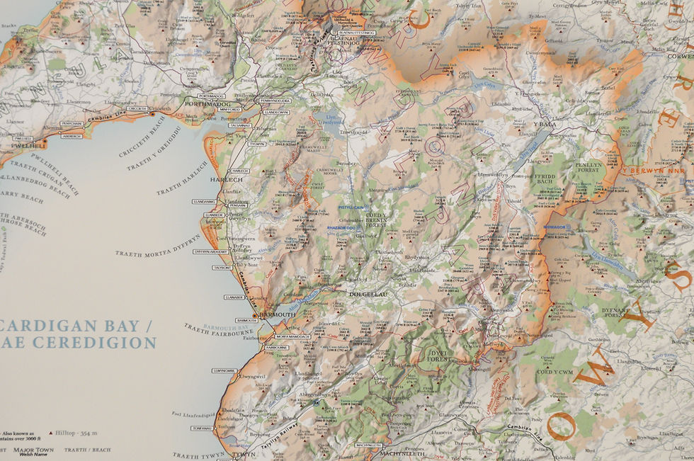 Thumbnail: Map of Gwynedd