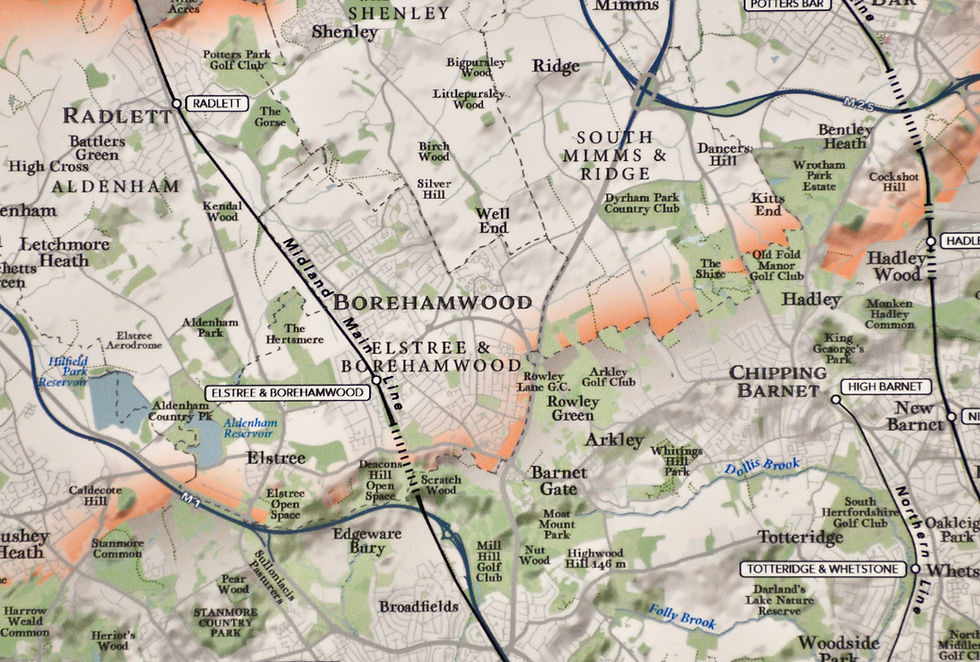 Thumbnail: Hertsmere District Map