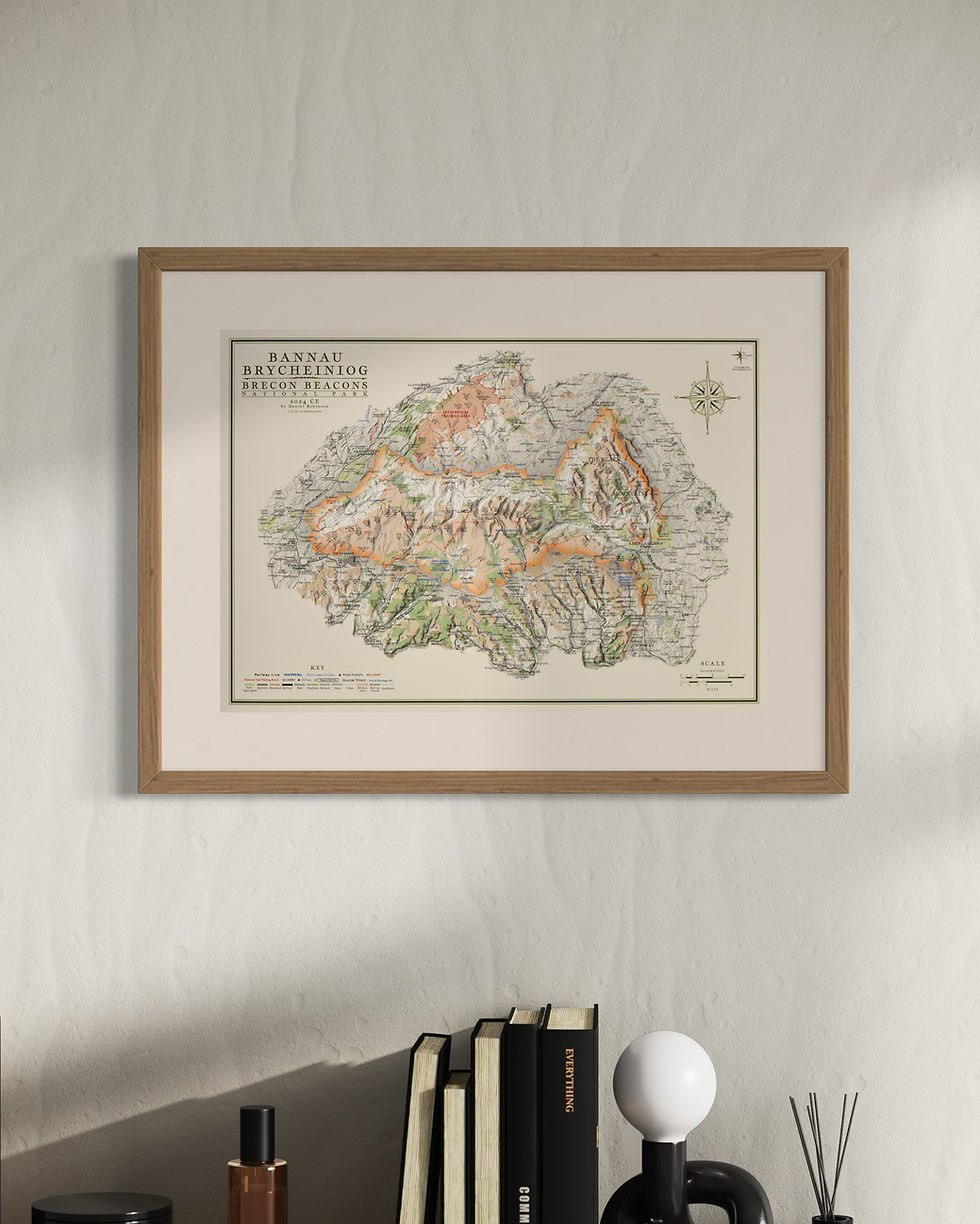 Thumbnail: Brecon Beacons Map