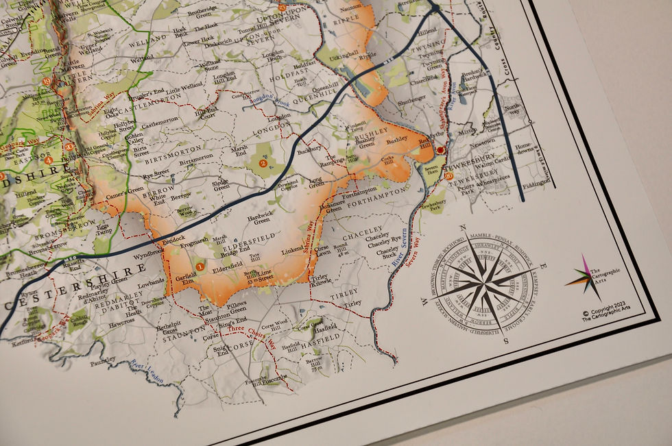 Thumbnail: Wall art Malvern Hills