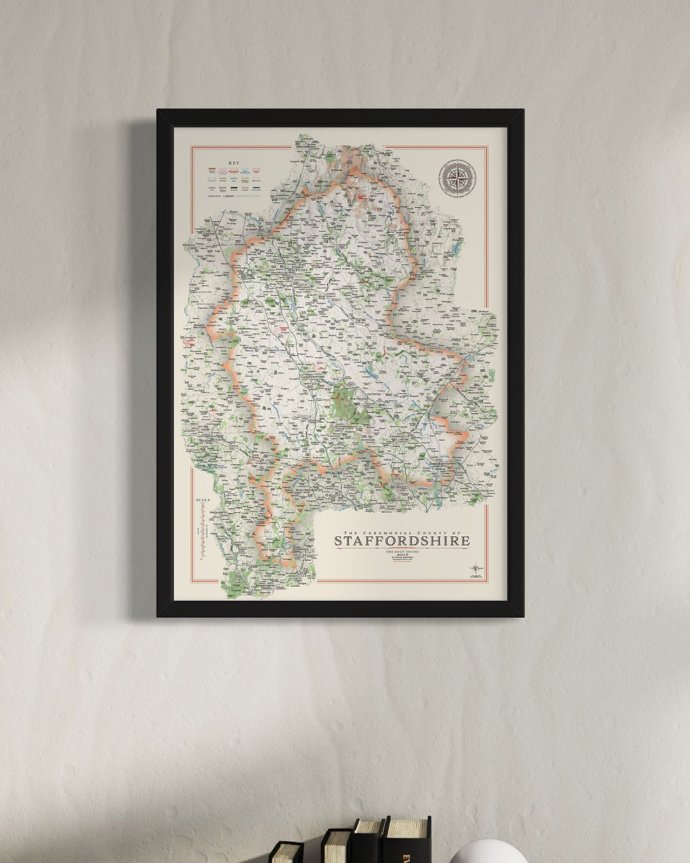 Staffordshire Map