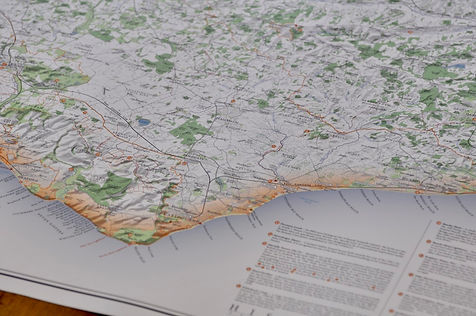Vintage map of East Sussex