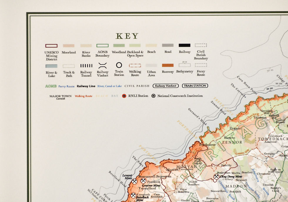 Thumbnail: South West Cornwall map