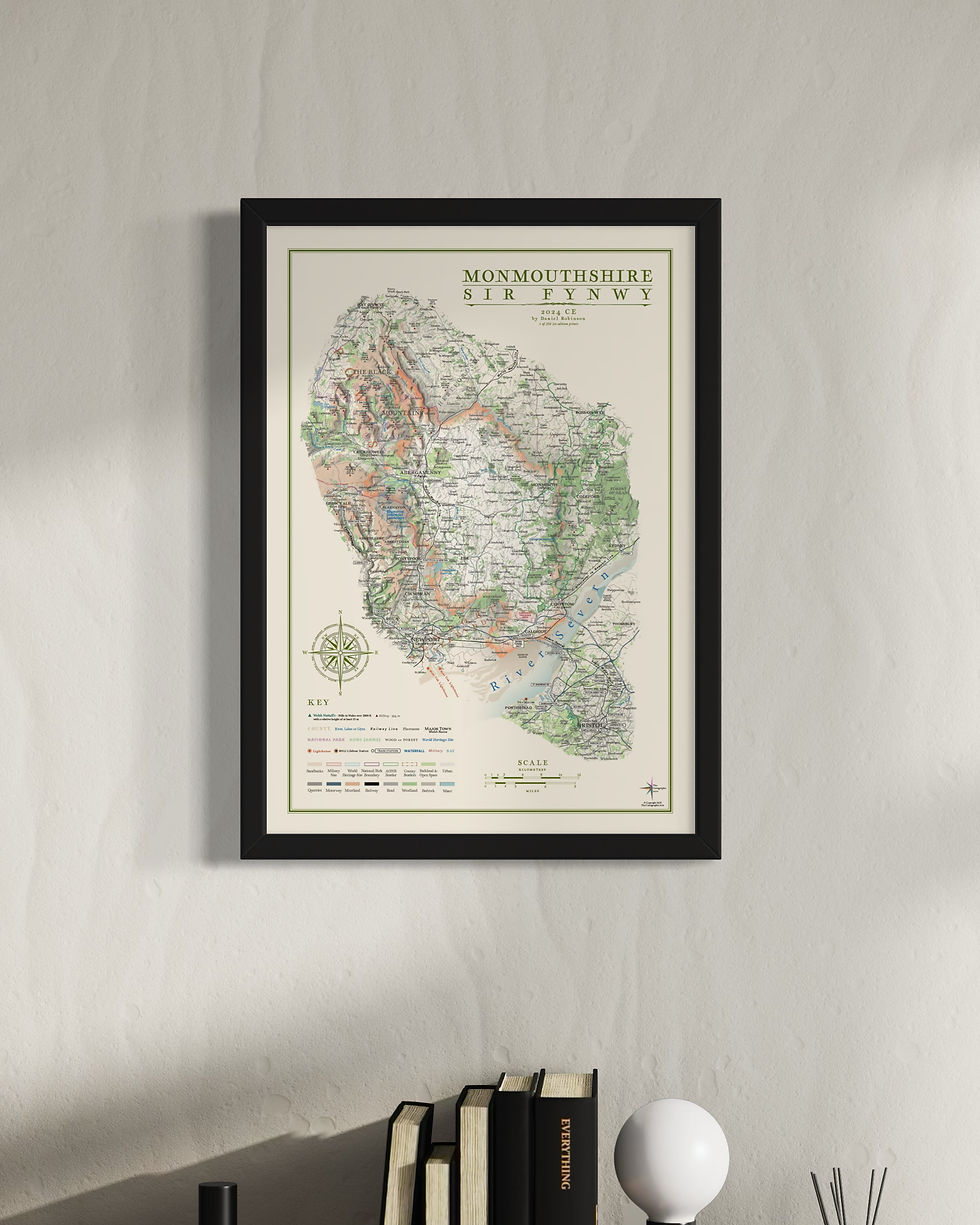 Thumbnail: Monmouthshire Map