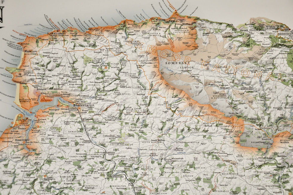 Thumbnail: Map of Devon