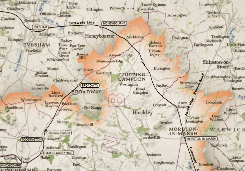 Thumbnail: Vintage map of Gloucestershire