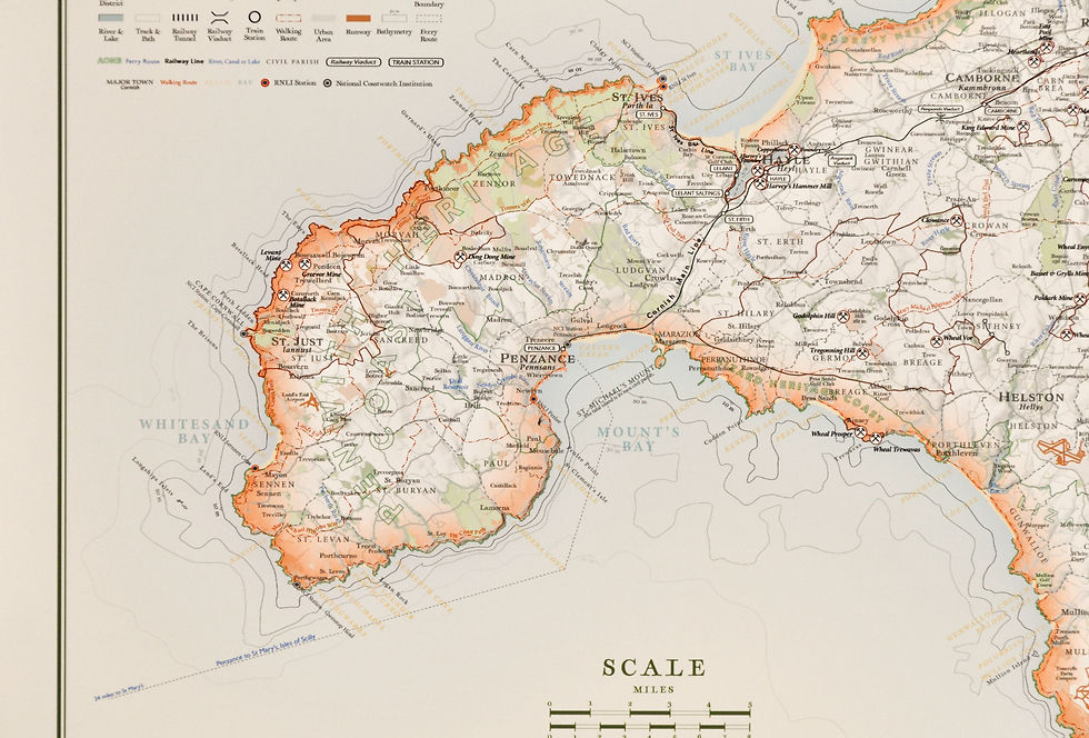 Thumbnail: Map of Penwith Peninsula