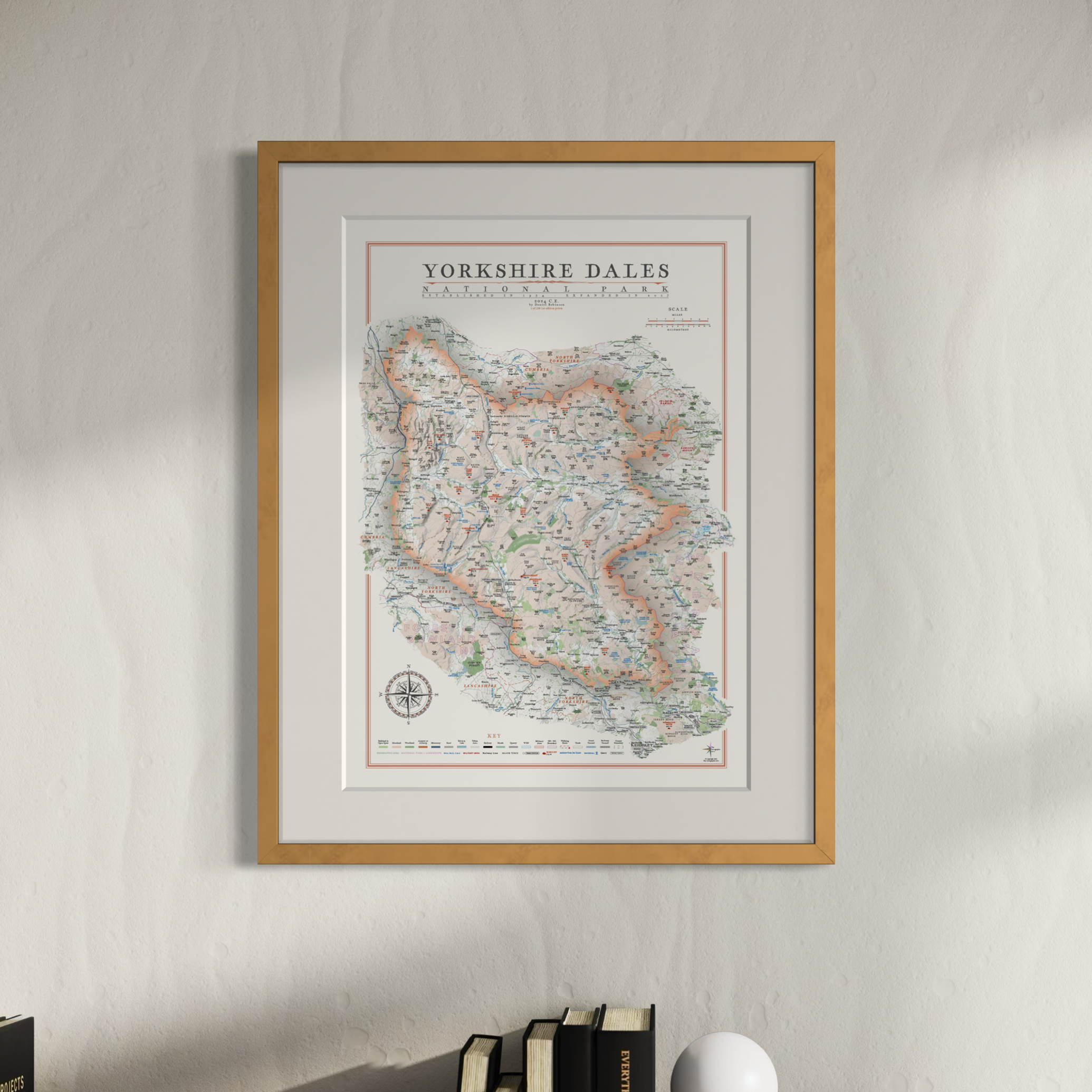 Yorkshire Dales map