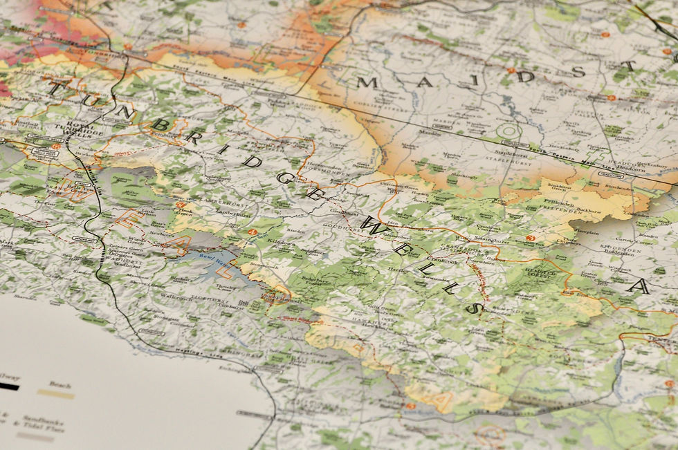 Thumbnail: Beautiful map of Kent