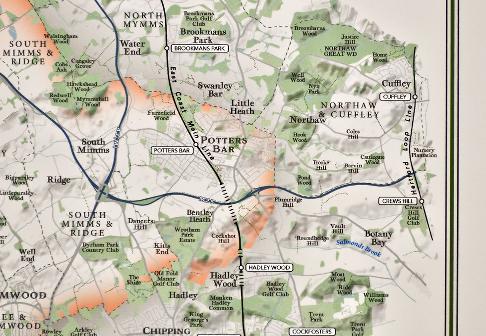Thumbnail: Hertsmere District Map