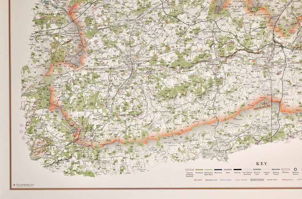 Thumbnail: Surrey Map